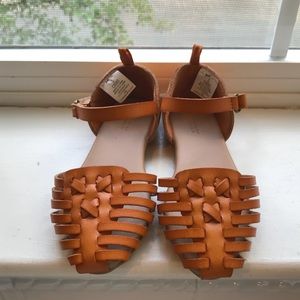 Pointy-Toe Huarache Flats for Toddler Girl